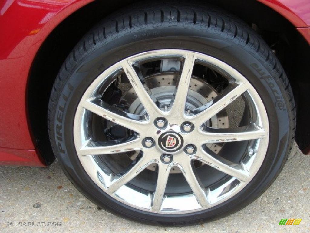 2009 XLR V Series Roadster - Crystal Red / Ebony/Cashmere photo #11