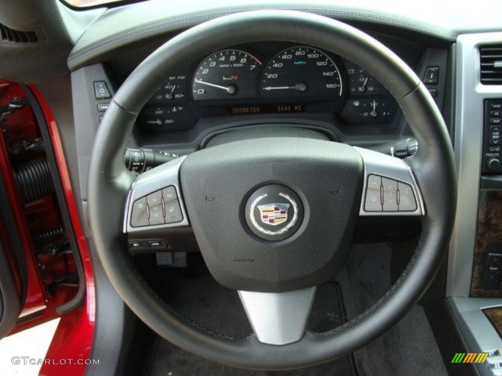 2009 XLR V Series Roadster - Crystal Red / Ebony/Cashmere photo #14
