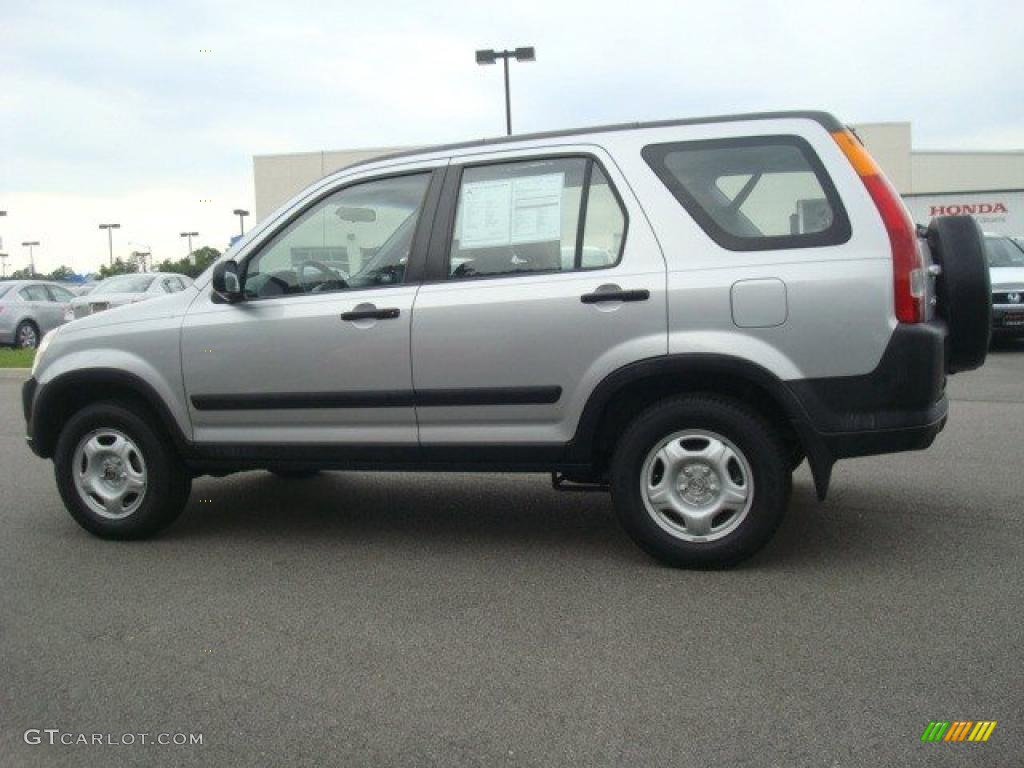 2002 CR-V LX - Satin Silver Metallic / Black photo #3