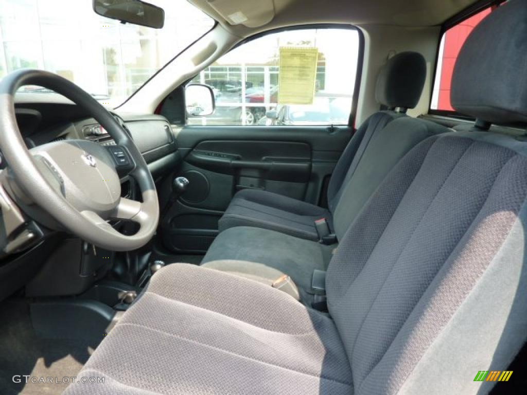 2004 Ram 1500 SLT Regular Cab 4x4 - Flame Red / Dark Slate Gray photo #6