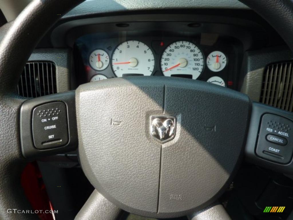 2004 Ram 1500 SLT Regular Cab 4x4 - Flame Red / Dark Slate Gray photo #20