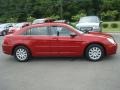 2009 Inferno Red Crystal Pearl Chrysler Sebring LX Sedan  photo #7