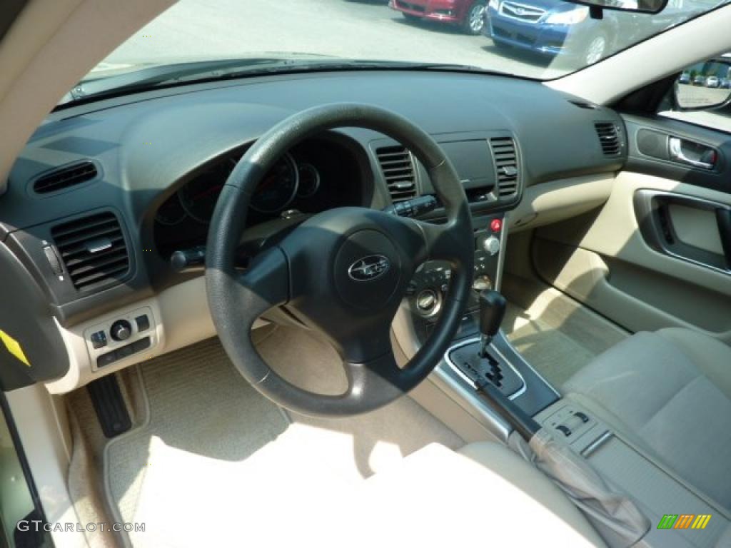 2007 Outback 2.5i Wagon - Willow Green Opal / Warm Ivory Tweed photo #7