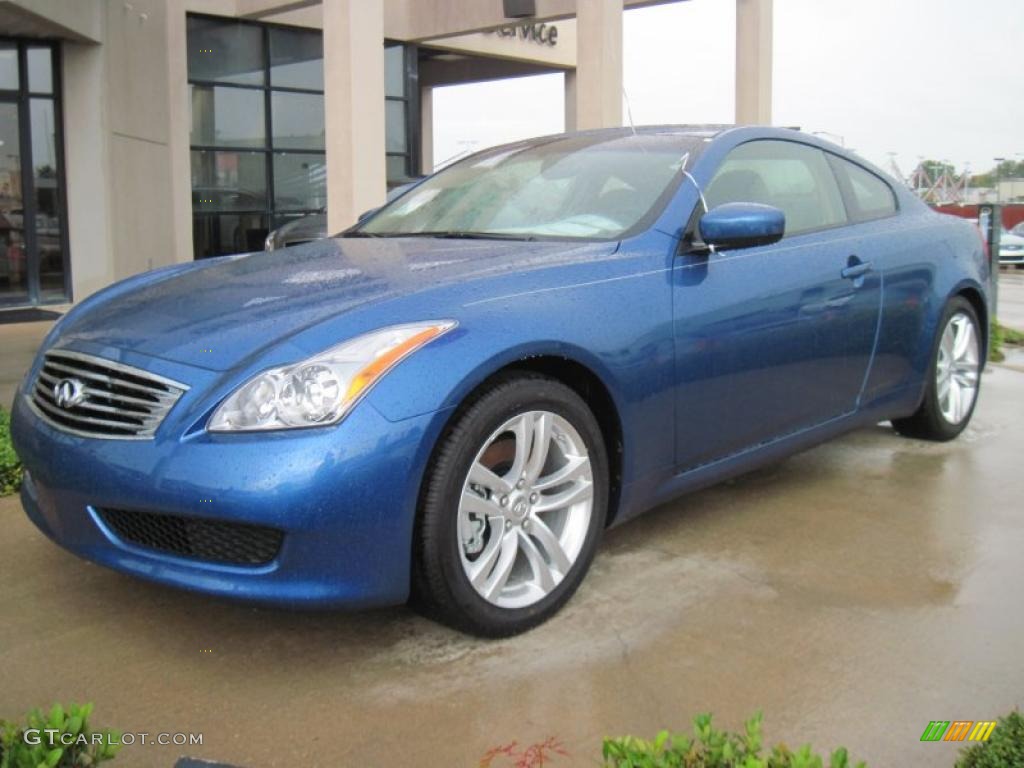 2010 G 37 Journey Coupe - Athens Blue / Graphite photo #1