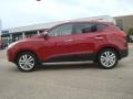 2010 Garnet Red Hyundai Tucson Limited  photo #3