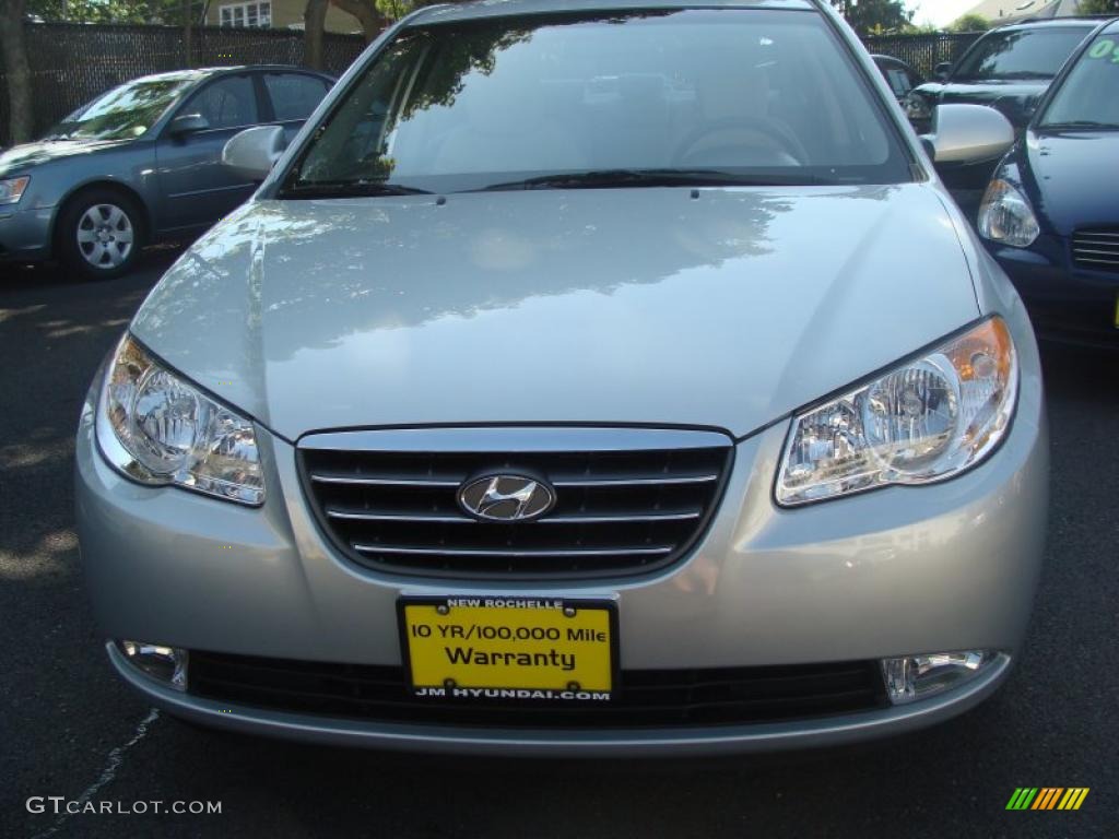 2009 Elantra GLS Sedan - Quicksilver / Gray photo #2