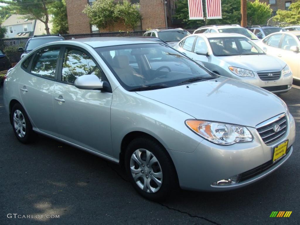 2009 Elantra GLS Sedan - Quicksilver / Gray photo #3