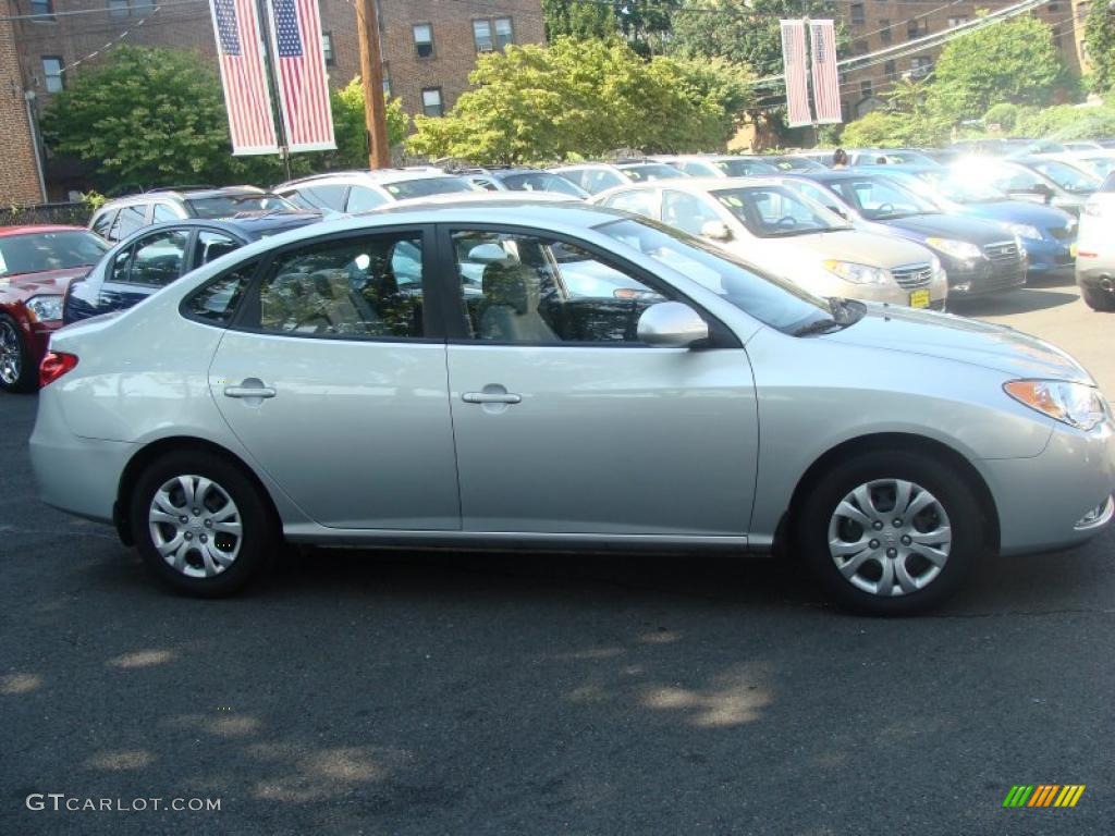 2009 Elantra GLS Sedan - Quicksilver / Gray photo #4