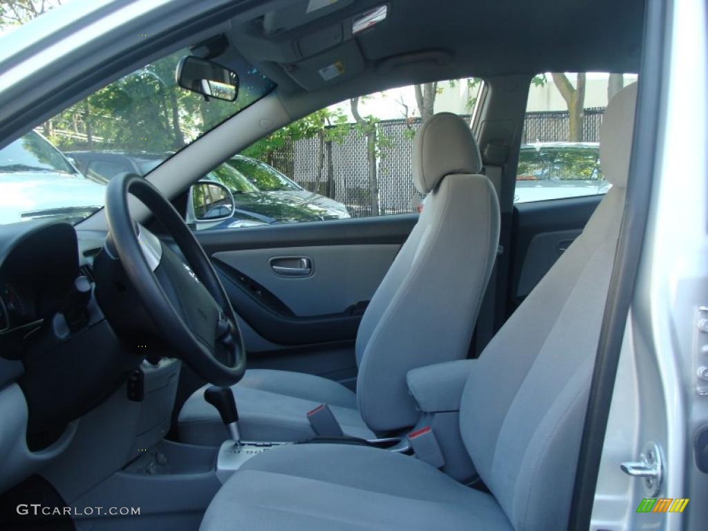 2009 Elantra GLS Sedan - Quicksilver / Gray photo #10