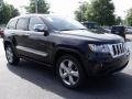 2011 Brilliant Black Crystal Pearl Jeep Grand Cherokee Overland  photo #4