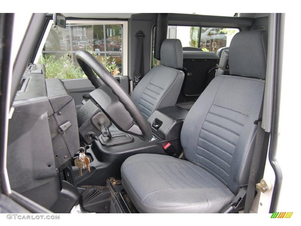 1997 Defender 90 Hard Top - Alpine White / Charcoal Twill photo #5