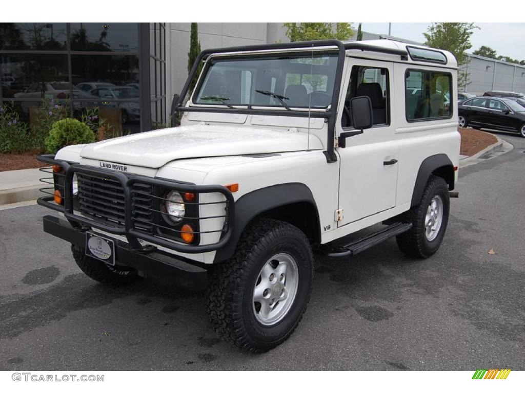 1997 Defender 90 Hard Top - Alpine White / Charcoal Twill photo #10