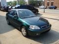 Clover Green Pearl - Civic LX Sedan Photo No. 6