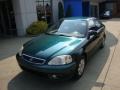 2000 Clover Green Pearl Honda Civic LX Sedan  photo #11