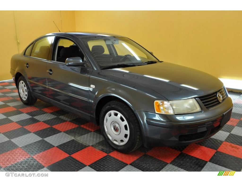 2001 Blue Anthracite Pearl Volkswagen Passat Gls Sedan 33673664 Car Color 4648