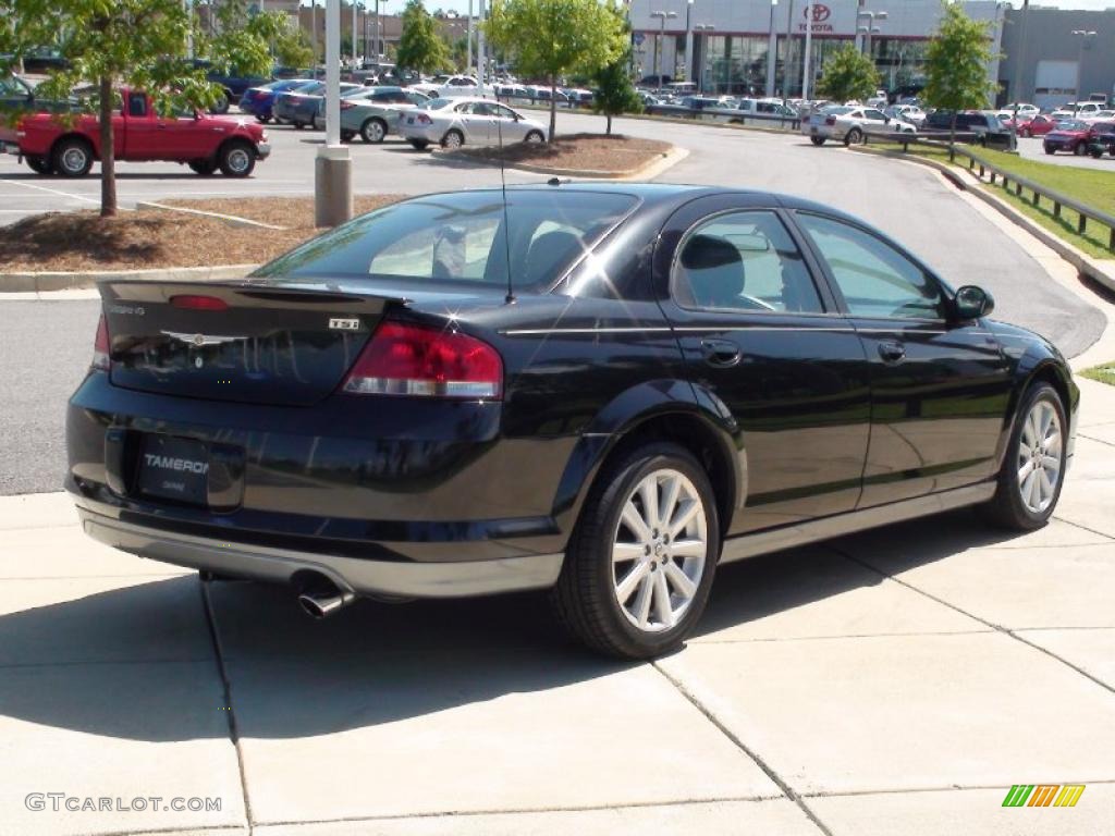 2006 Sebring TSI Sedan - Brilliant Black / Light Taupe photo #6