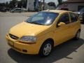 Summer Yellow - Aveo LS Hatchback Photo No. 3