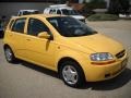 Summer Yellow - Aveo LS Hatchback Photo No. 6