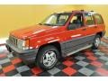1995 Flame Red Jeep Grand Cherokee SE 4x4  photo #3