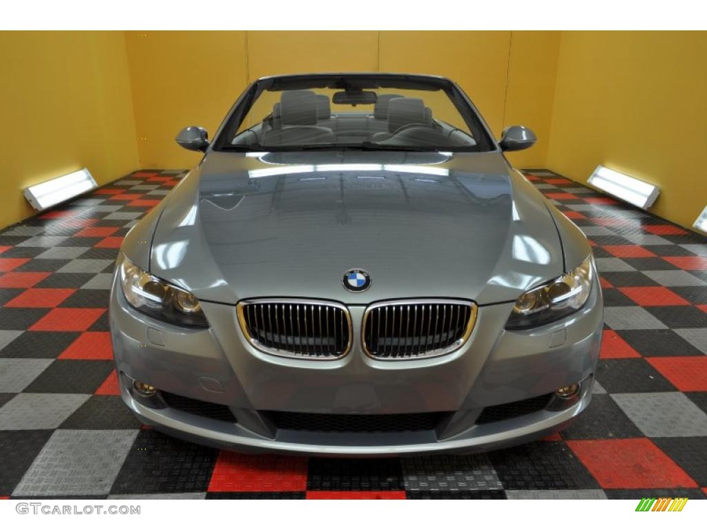2007 3 Series 328i Convertible - Arctic Metallic / Grey photo #2