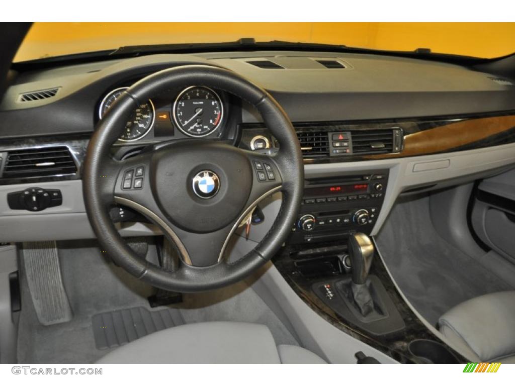 2007 3 Series 328i Convertible - Arctic Metallic / Grey photo #7