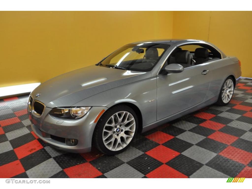 2007 3 Series 328i Convertible - Arctic Metallic / Grey photo #18