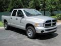 2004 Bright Silver Metallic Dodge Ram 1500 SLT Quad Cab 4x4  photo #21