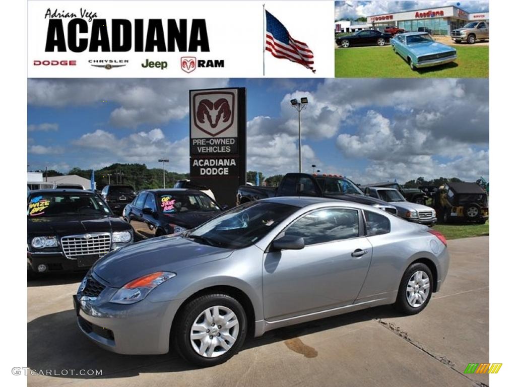 2009 Altima 2.5 S Coupe - Precision Gray Metallic / Charcoal photo #1