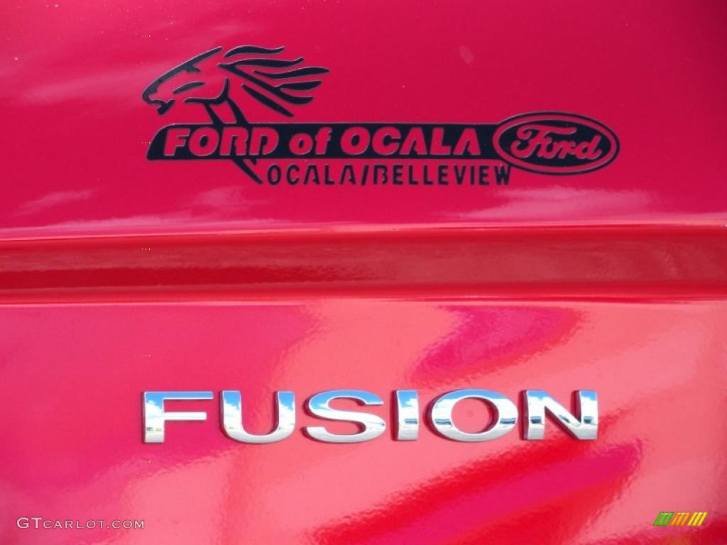 2010 Fusion SEL - Red Candy Metallic / Camel photo #4