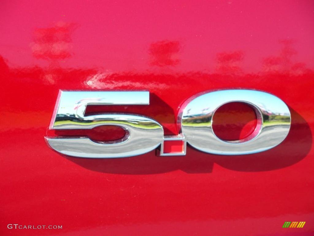 2011 Mustang GT Premium Convertible - Red Candy Metallic / Stone photo #5