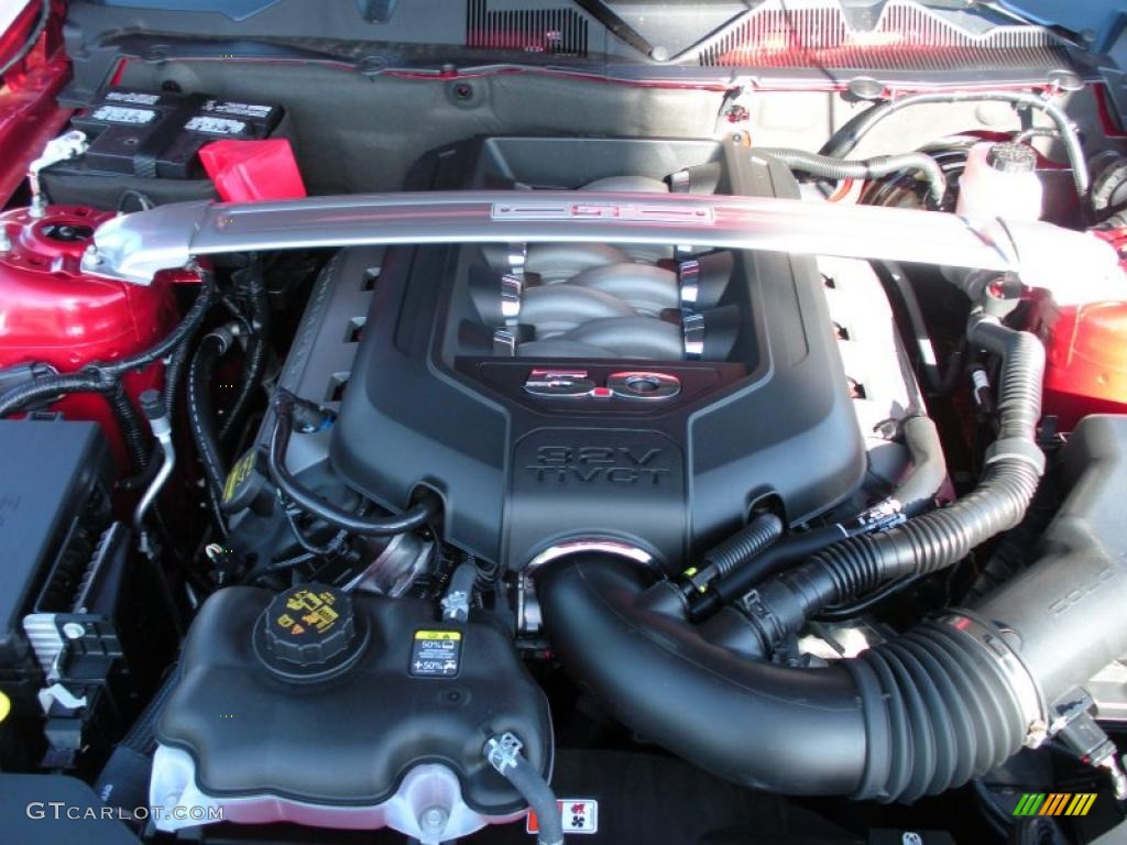 2011 Mustang GT Premium Convertible - Red Candy Metallic / Stone photo #12