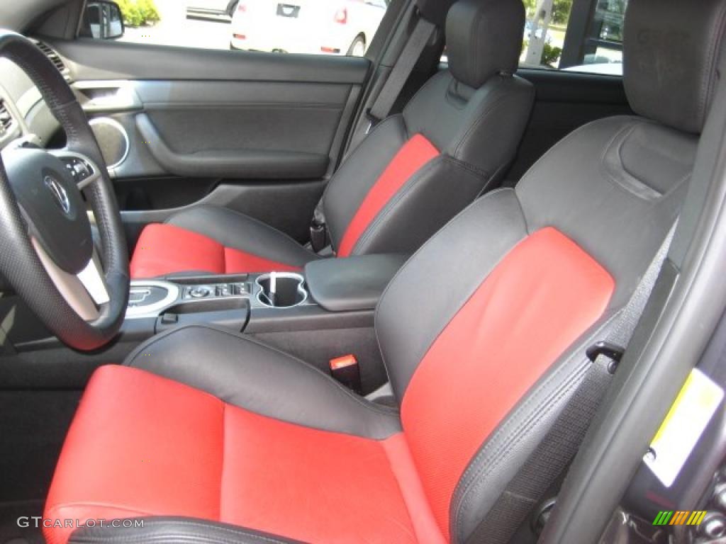 2009 G8 GT - Magnetic Gray Metallic / Onyx/Red photo #14