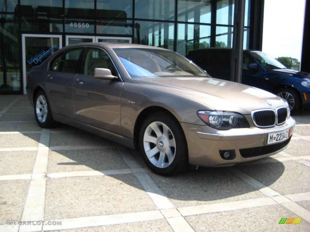 2008 7 Series 750i Sedan - Kalahari Beige Metallic / Beige photo #1