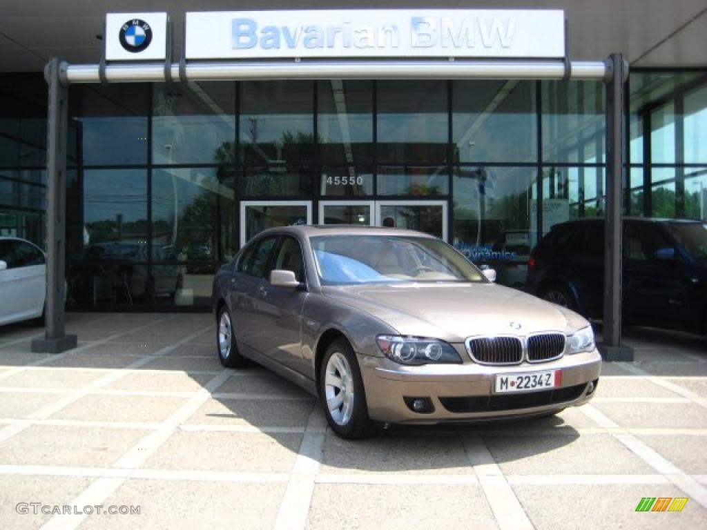 2008 7 Series 750i Sedan - Kalahari Beige Metallic / Beige photo #2