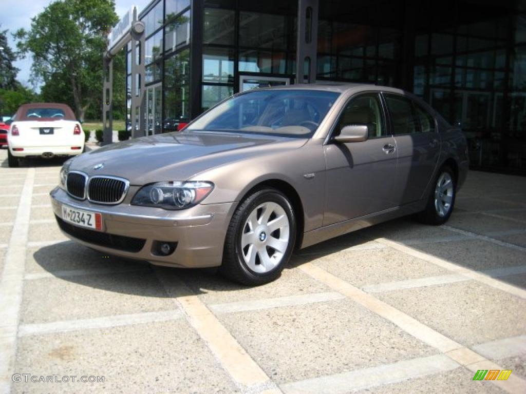 2008 7 Series 750i Sedan - Kalahari Beige Metallic / Beige photo #4