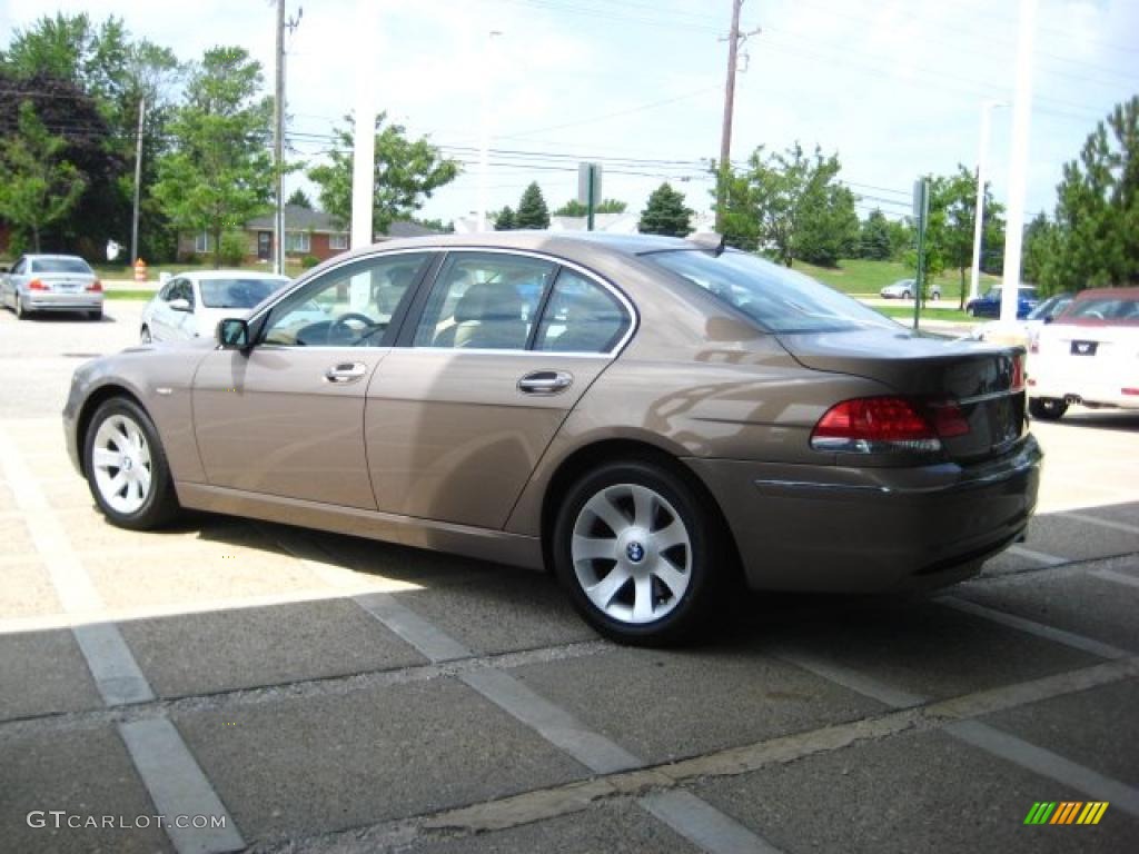 2008 7 Series 750i Sedan - Kalahari Beige Metallic / Beige photo #5