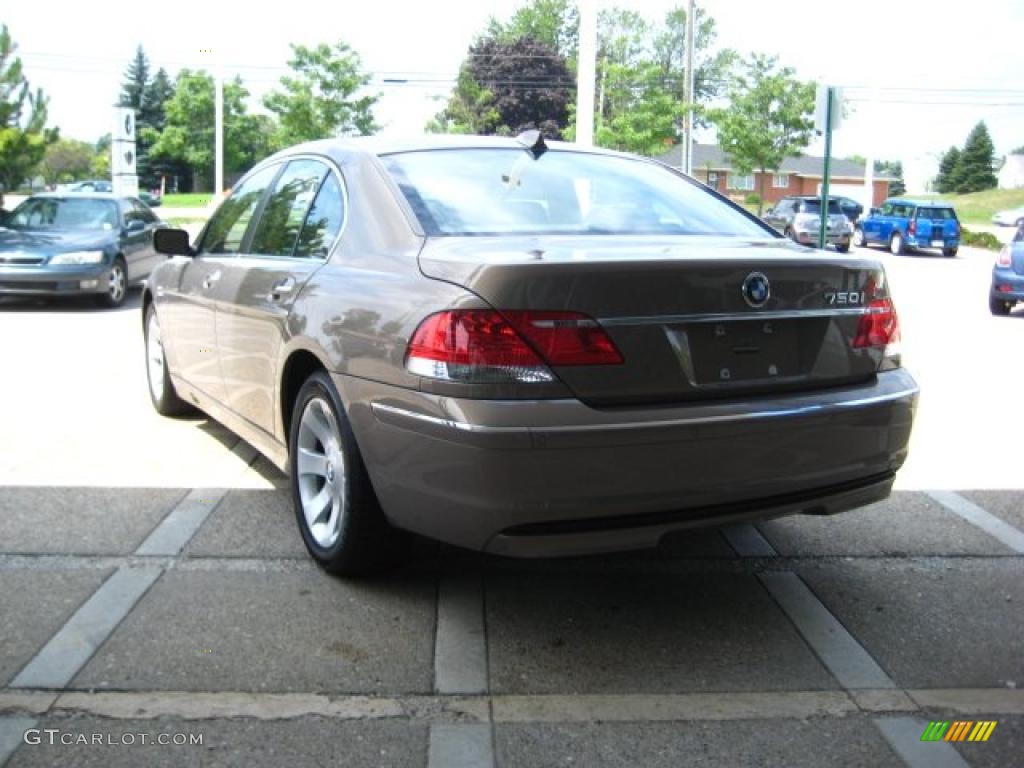 2008 7 Series 750i Sedan - Kalahari Beige Metallic / Beige photo #6