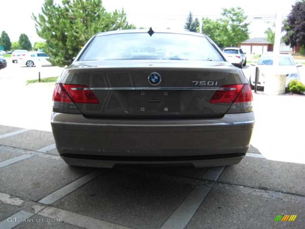 2008 7 Series 750i Sedan - Kalahari Beige Metallic / Beige photo #7