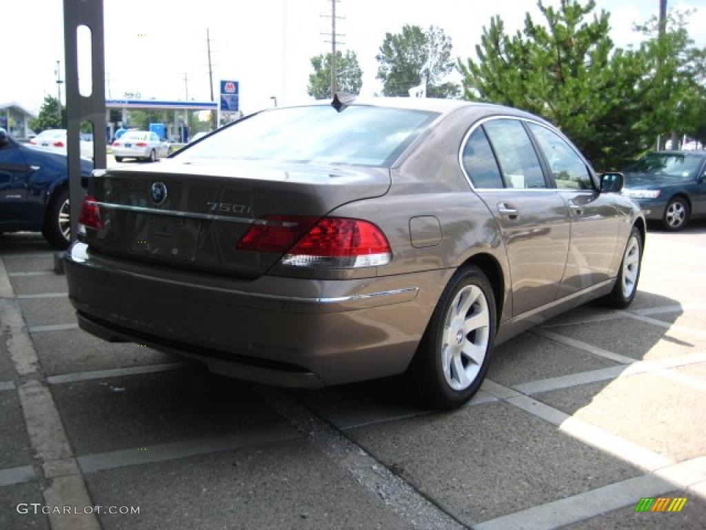 2008 7 Series 750i Sedan - Kalahari Beige Metallic / Beige photo #8