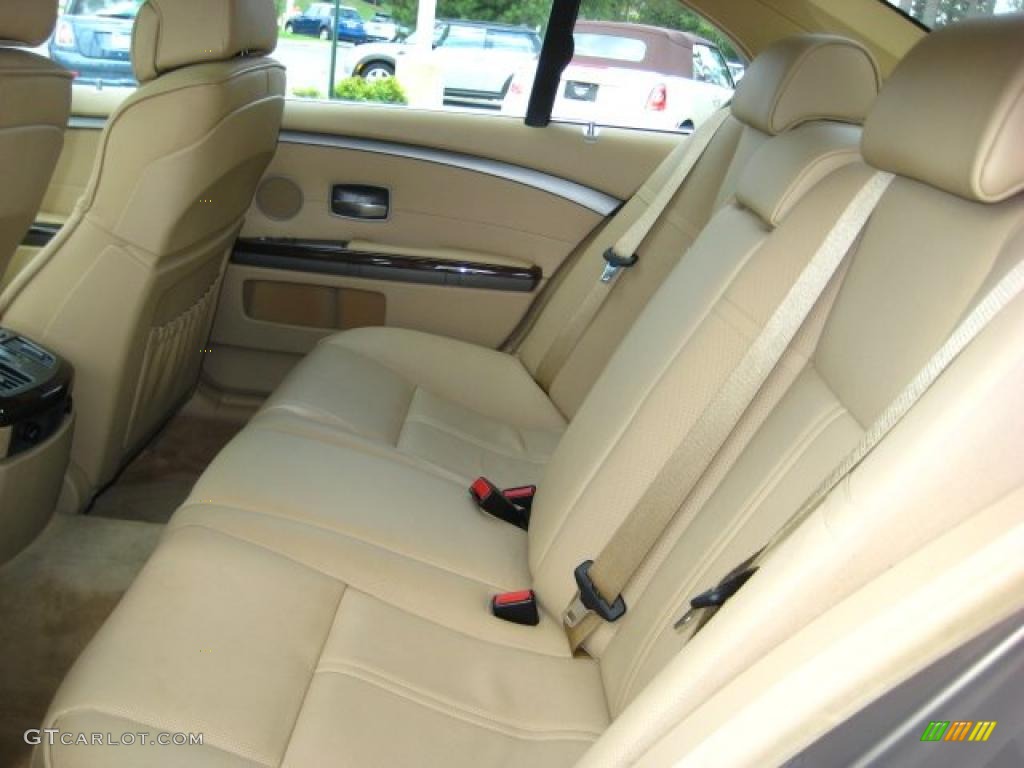 2008 7 Series 750i Sedan - Kalahari Beige Metallic / Beige photo #15
