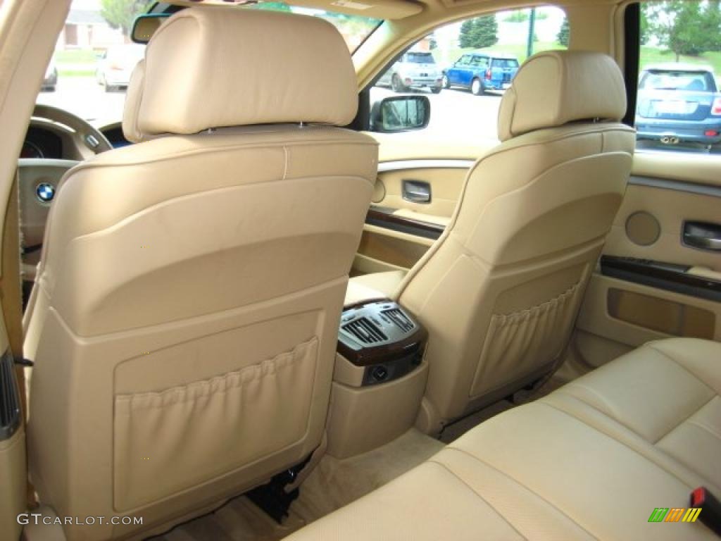 2008 7 Series 750i Sedan - Kalahari Beige Metallic / Beige photo #16