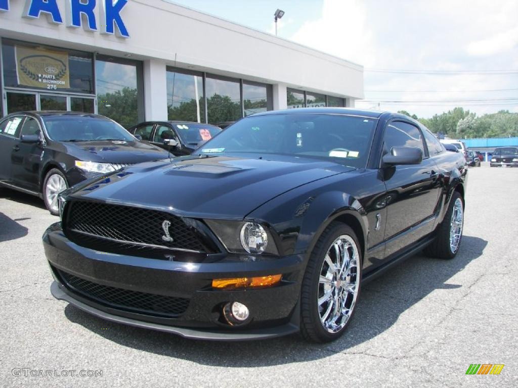 Black 2009 Ford Mustang Shelby GT500 Coupe Exterior Photo #33731031