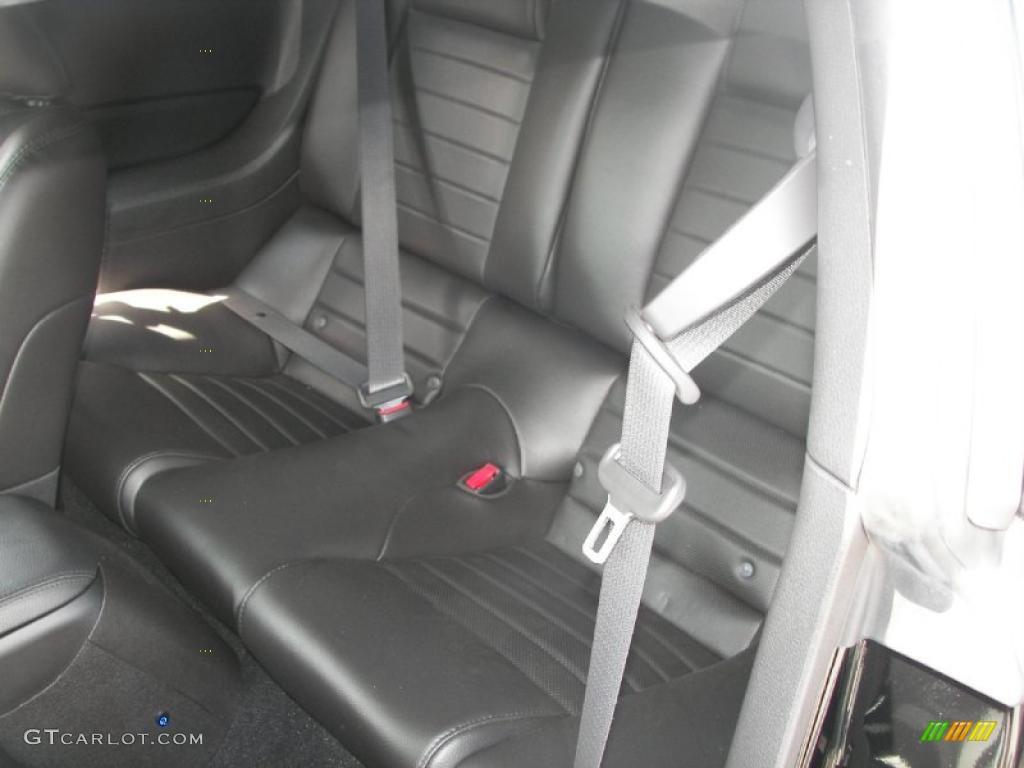 Black/Black Interior 2009 Ford Mustang Shelby GT500 Coupe Photo #33731107