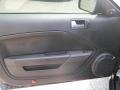 Black/Black 2009 Ford Mustang Shelby GT500 Coupe Door Panel