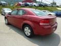 2009 Inferno Red Crystal Pearl Dodge Avenger SE  photo #4