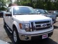 2010 White Platinum Metallic Tri Coat Ford F150 Lariat SuperCrew 4x4  photo #2