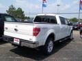 2010 White Platinum Metallic Tri Coat Ford F150 Lariat SuperCrew 4x4  photo #4