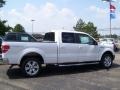 2010 White Platinum Metallic Tri Coat Ford F150 Lariat SuperCrew 4x4  photo #7