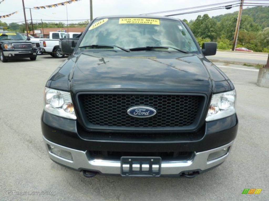 2004 F150 XLT SuperCrew 4x4 - Black / Tan photo #10