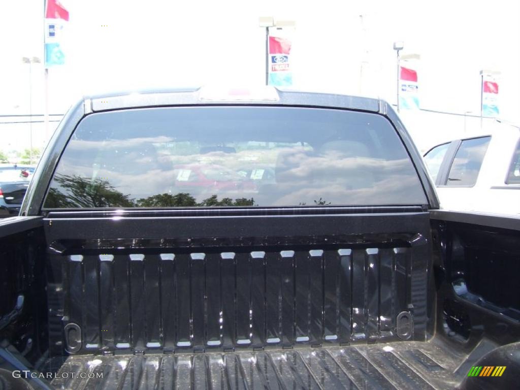 2010 F150 XLT SuperCab 4x4 - Tuxedo Black / Medium Stone photo #8